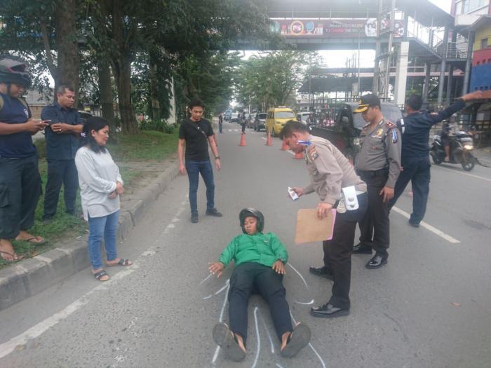 Bukan Korban Curas, Pria Tewas di Jalan Tritura Akibat Lakalantas