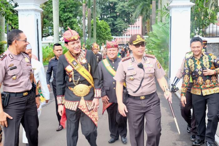 263 Personel Polresta Bogor Kota PAM VVIP Audiensi Presiden