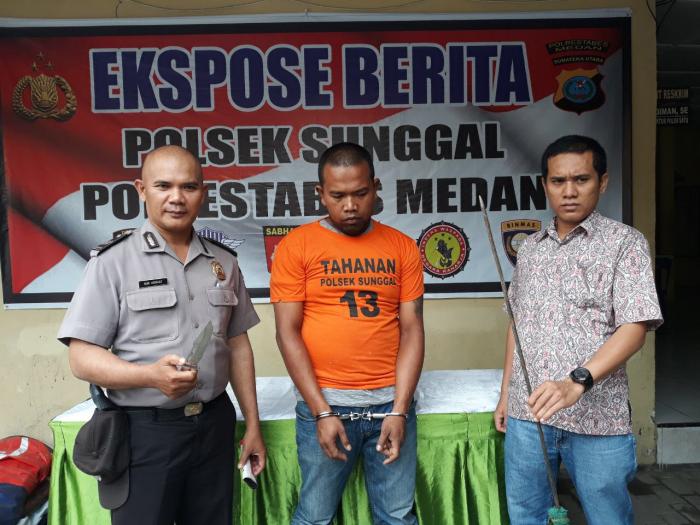 Ancam Bunuh Abang, Buruh Ditangkap