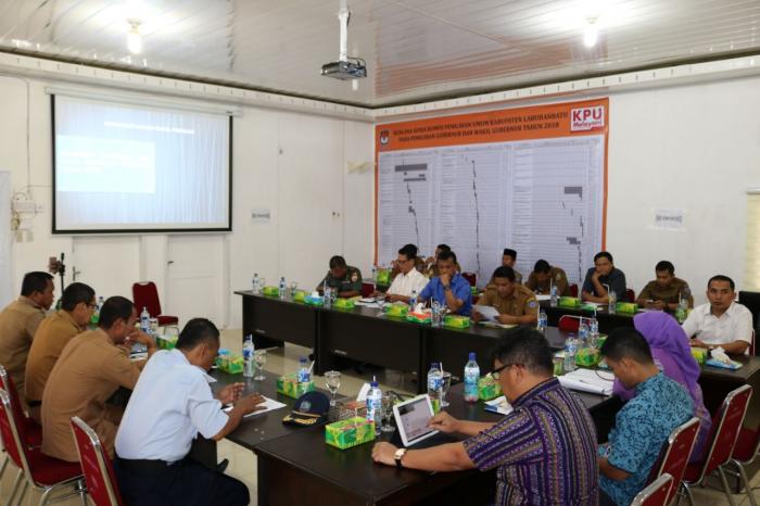 KPU Labuhanbatu Gelar Koordinasi Pemutakhiran Data Pemilih
