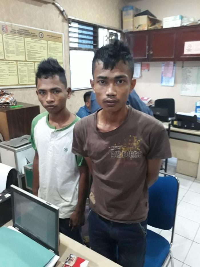 Dua Pencuri Motor Dihajar Massa
