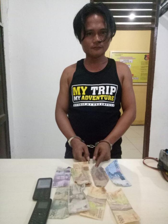 Asyik Nulis Angka, Roy Diboyong Polsek Bilah Hulu