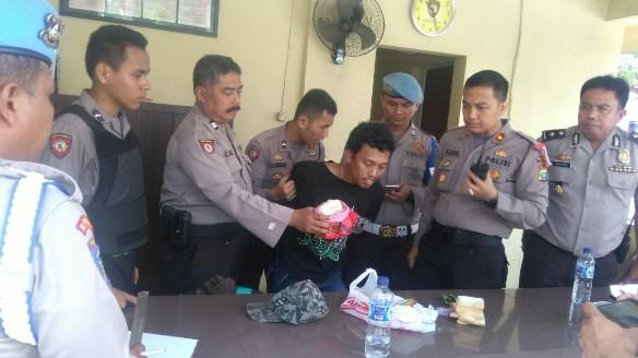 Sabhara Polrestabes Medan Tangkap Penjenguk Tahanan Bawa Sabu