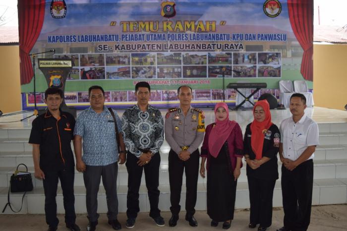 KPU dan Panwaslu Koordinasi dengan Polres Labuhanbatu 
