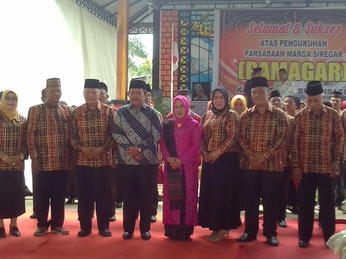 Bupati Labuhanbatu Hadiri Pengukuhan Pamagar