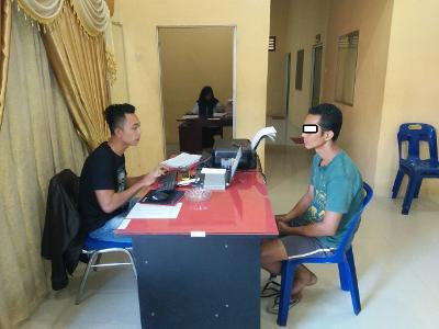 Gugup Lihat Polisi, Ternyata HMR Kantongi Sabu 