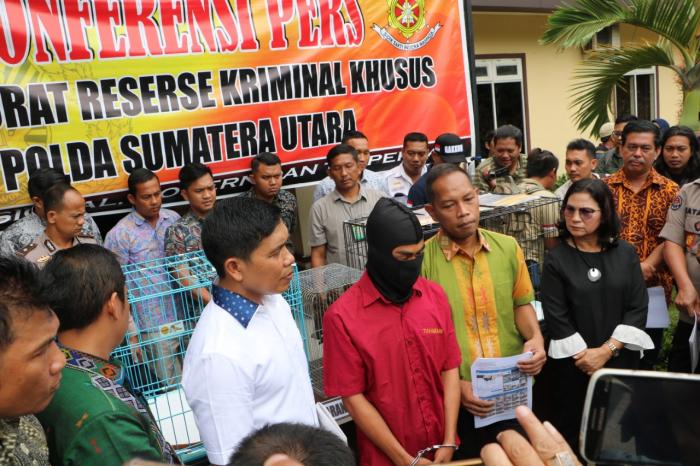 Poldasu Gagalkan Perdagangan Satwa Dilindungi