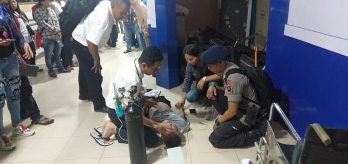 Warga Angkola Timur Tewas Mendadak di Depan Ramayana