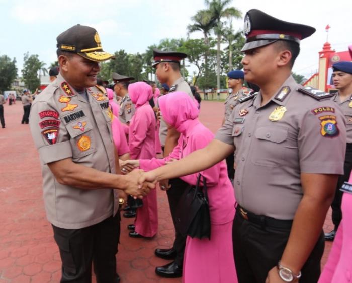 2.097 Personel Polda Sumut Naik Pangkat Medan