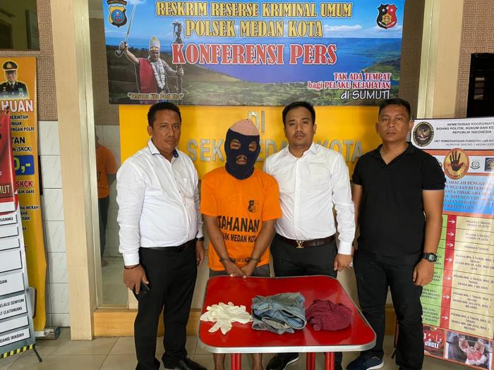 Vijai Pencuri Hp Diringkus Polsek Medan Kota 