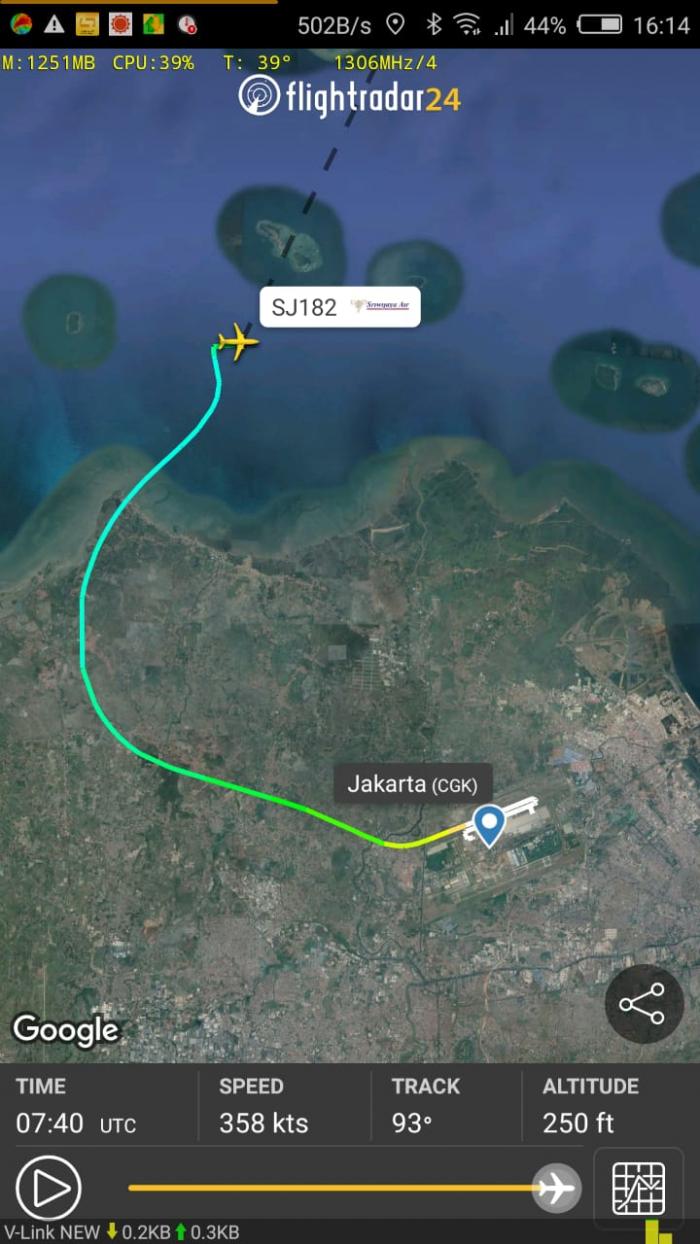Basarnas Siapkan Pencarian Korban Sriwijaya Air SJ-182 Hingga ke Dasar Laut