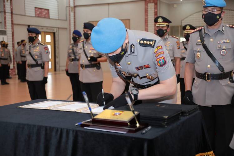 Kapoldasu Serah Terimakan Jabatan PJU