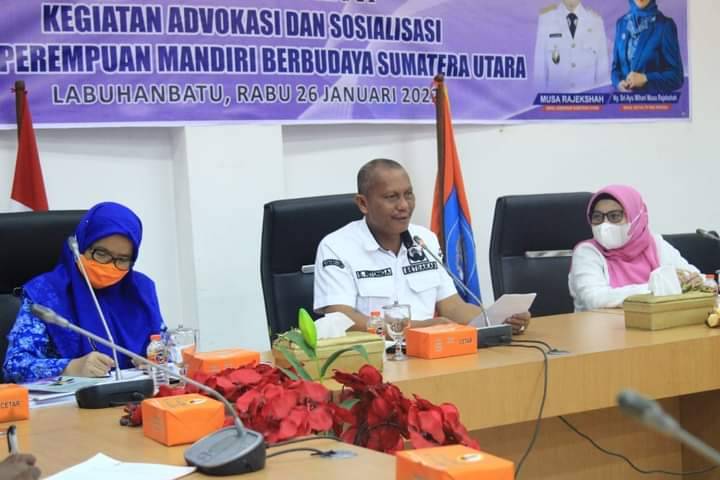 Pemkab Lwbuhanbatu Bersama PPPA Sumut Gelar Sosialisasi KELAPA MUDA