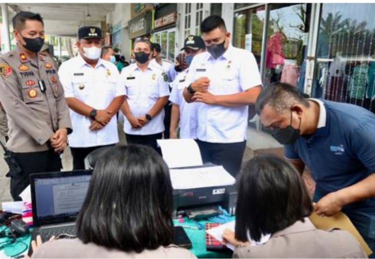 Walikota Medan tinjau Go Fast E - KTP