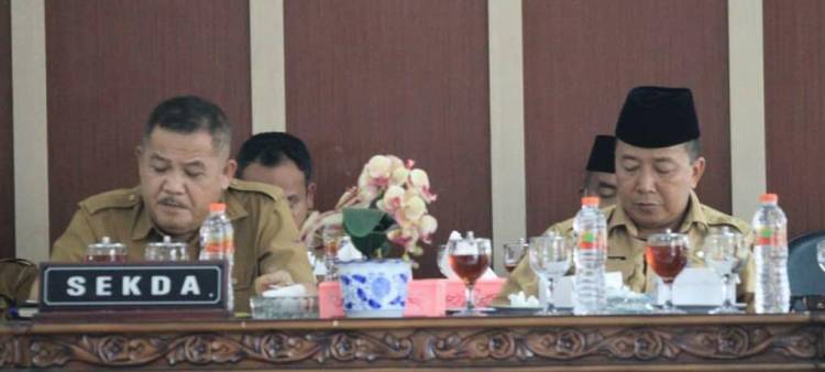 Wakil Bupati Labuhanbatu Ikut Raker Bersama Mendagri Melalui Vidcon