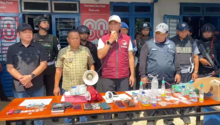 Polda Sumut Gerebek Sarang Narkoba di Percut Sei Tuan, Tujuh Orang Diamankan