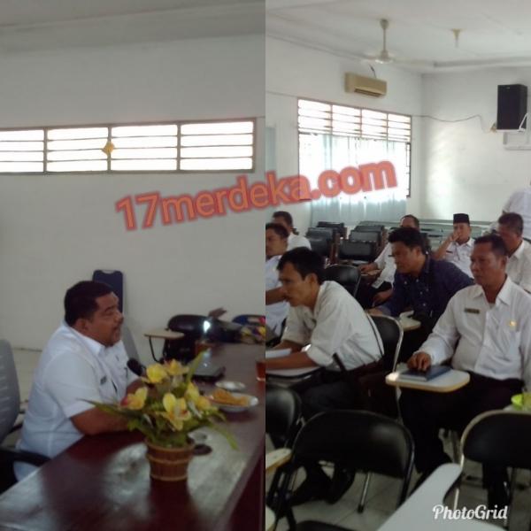 Kadis PMDK Labuhanbatu Berikan Binaan Ke-21 Kepala Desa
