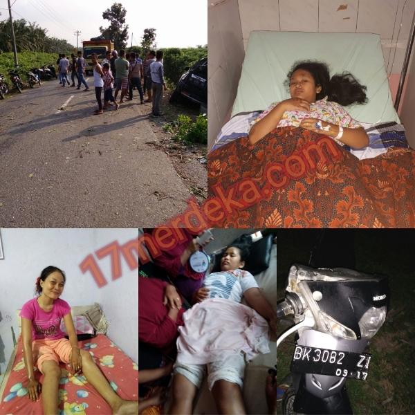 Supir Kabur, Mobil Ford Tabrak 2 Pengendara Sepmor