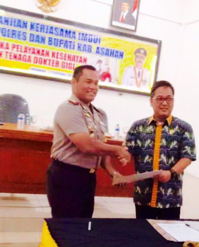 Pemkab-Polres Asahan Teken MoU