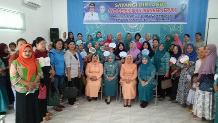 Ketua TP PKK Labuhanbatu Siapkan IVA Test/PAP Smear Cegah Kanker Serviks