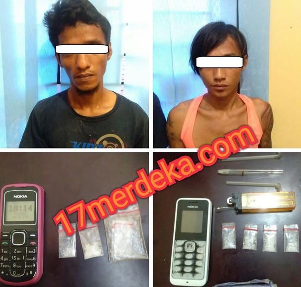 Team Opsnal Polres Labuhanbatu Bekuk Dua Pengedar Sabu