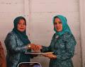 Hj. Siti Awal Siregar Terus Gelorakan Program PKK Hingga ke Desa Teluk Sentosa   