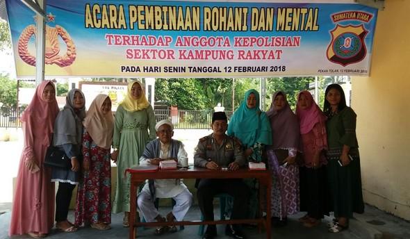 Kapolsek Kampung Rakyat Minta Warga Perbanyak Beramal