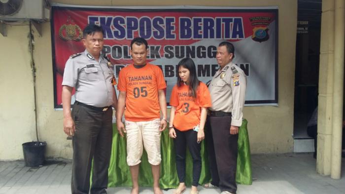 Pasangan Kekasih Ini Ditangkap Pesta Sabu di Hotel