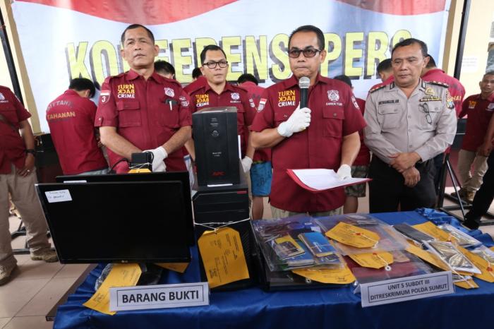 Poldasu Ringkus 8 Tersangka Judi Online Bola