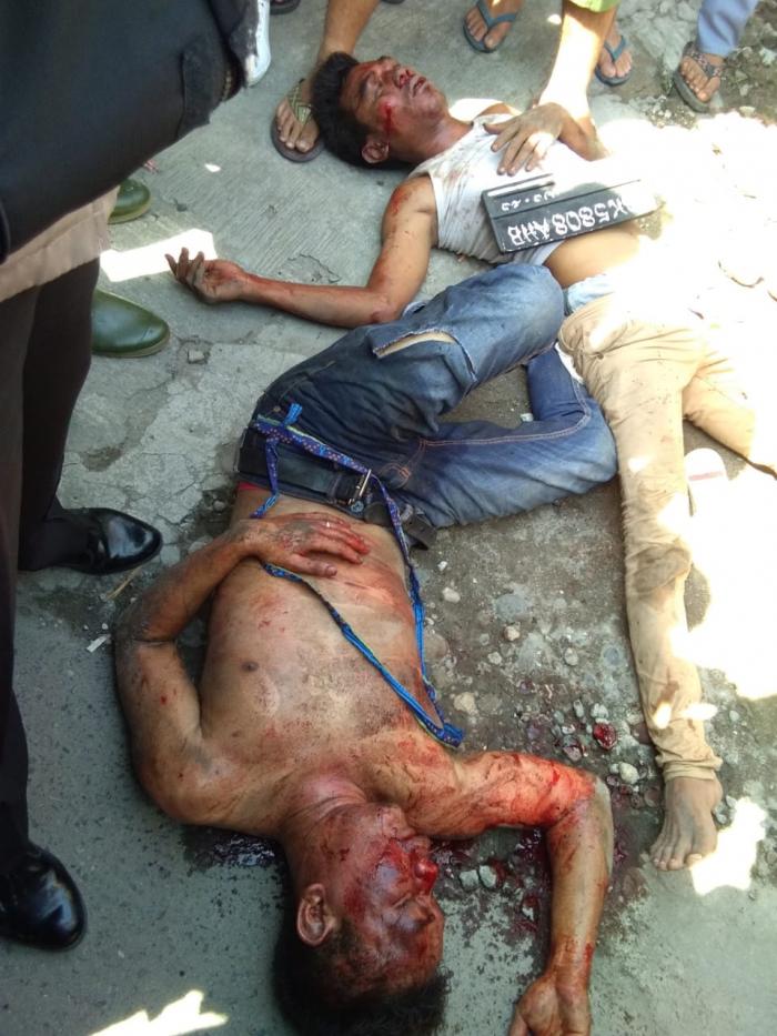 Dua Pelaku Curanmor Nyaris Tewas Dihajar Massa di Jalan Bahagia By Pass 