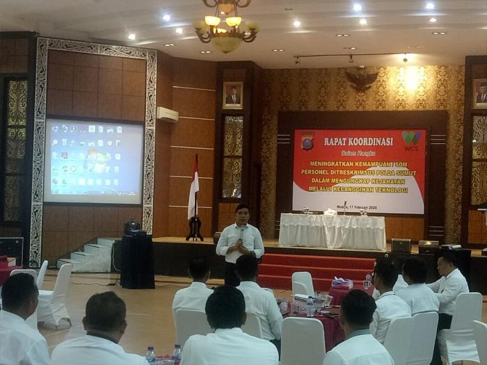 Tingkatkan SDM, Ditreskrimsus Poldasu Gelar Mobile Forensic Oxygen