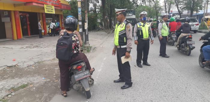 Polantas Medan Kota Tilang 47 Pelanggar