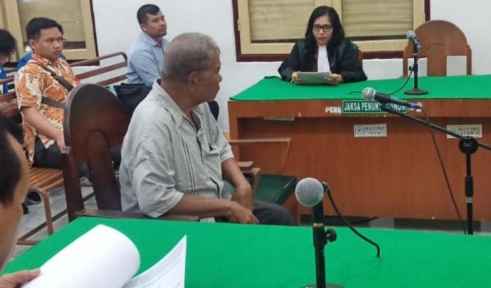 Gelapkan Surat Tanah, Kakek 77 Tahun Dituntut 2 Tahun Penjara 