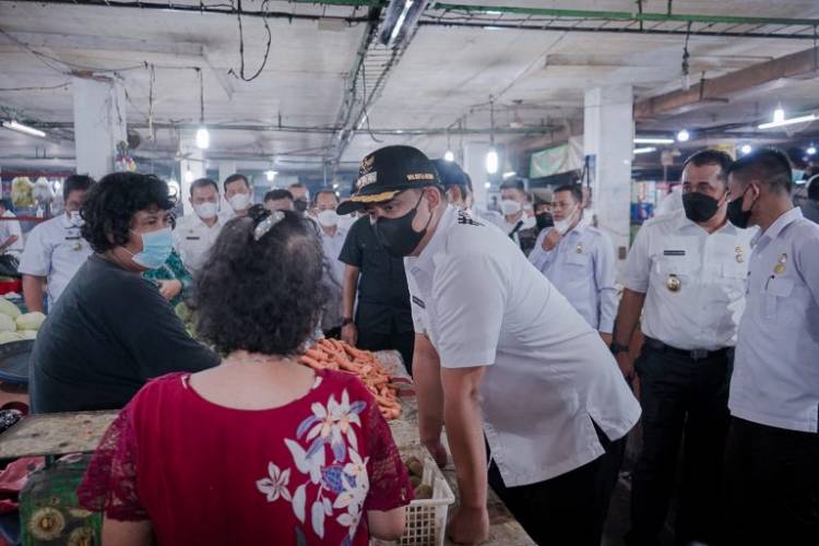 Walikota Medan Temukan Kondisi Pasar Petisah Nyaris Roboh