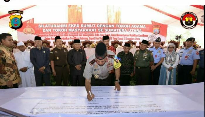 Antisipasi Isu Negatif dalam Pilkada, Poldasu Gelar Silaturahmi FKPD