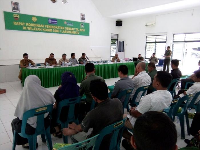 Kodim 0209/LB Bersinergi Tingkatkan Capaian Target Ketahanan Pangan
