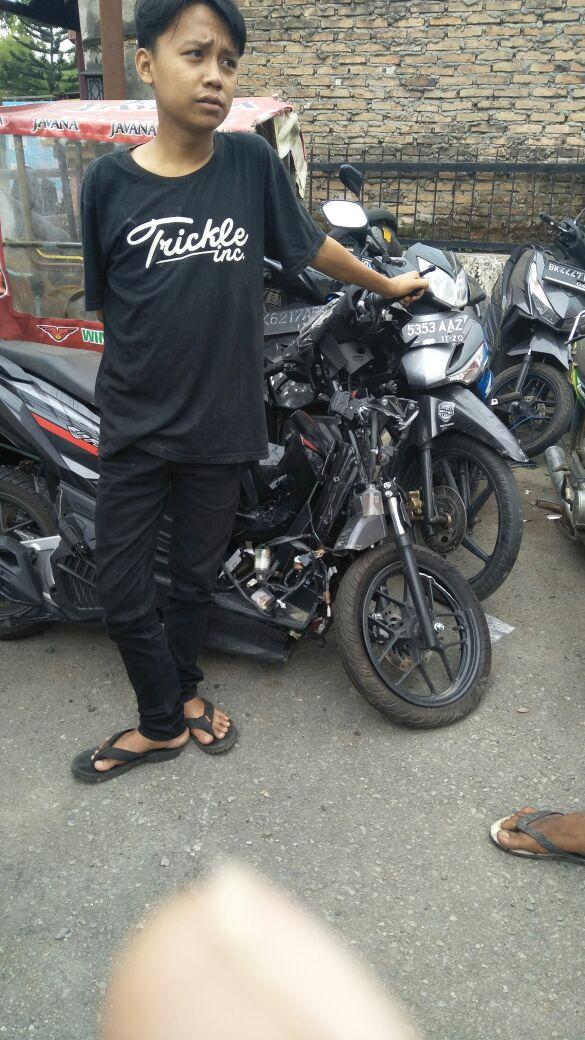 Motor Warga Delitua Hilang dari Rumah Teman
