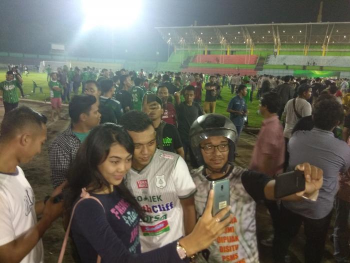 SMeCK Hooligan Sayangkan Launching PSMS yang Amburadul 