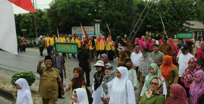 Masyarakat Pulau Rakyat Ramaikan Pembukaan MTQ dan Festival Nasyid