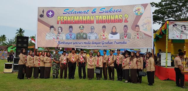 Hj Siti Awal Buka Perkemahan Tarunas Ke-2 Tahun 2018 