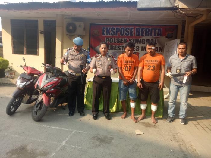 Dua Gembong Curanmor Terkapar Ditembak