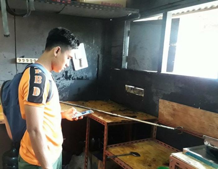 Kafe SS Coffee Nyaris Terbakar