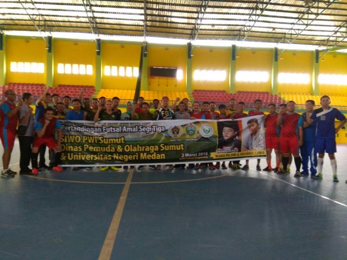 Laga Amal SIWO PWI Sumut Kumpulkan Rp8,5 juta