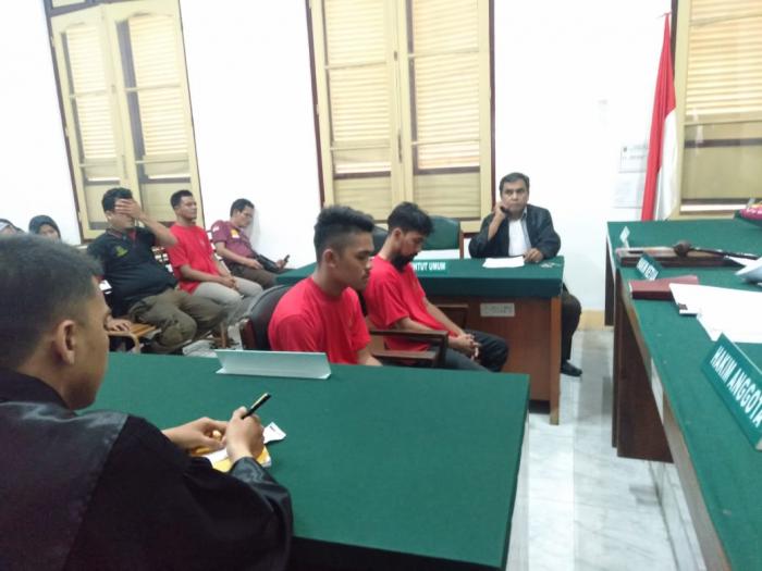 Dua Warga Namorambe Kurir 2 Kilo Sabu Divonis 15 Tahun Penjara 