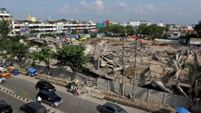 Bekas Lokasi Pasar Aksara Dijadikan Ruang Terbuka Hijau dan Fly Over
