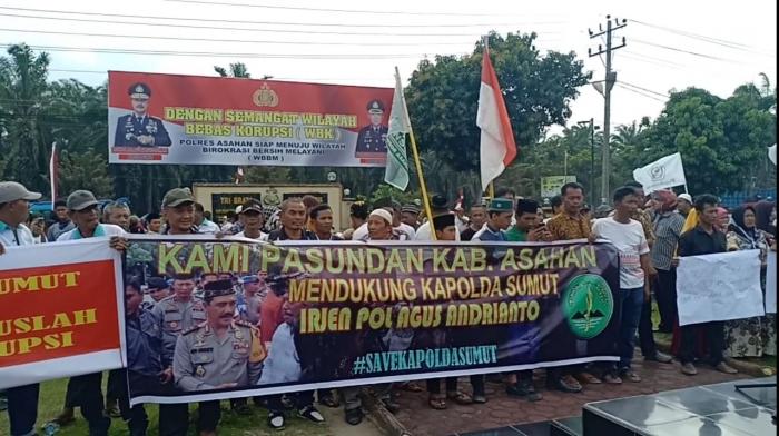 Aliansi Masyarakat Sumut Gelar Aksi Dukung Kapolda 