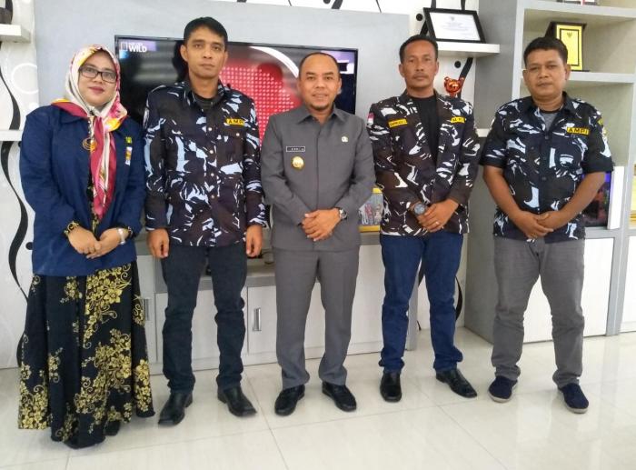 PLT Bupati Labuhanbatu Terima Audiensi DPD AMPI Labuhanbatu 