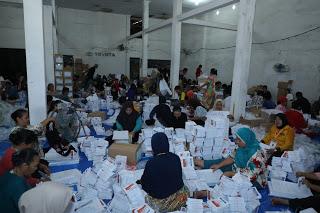 Sukseskan Pemilu, Wabup Asahan Pantau Pelipatan Kertas Suara 