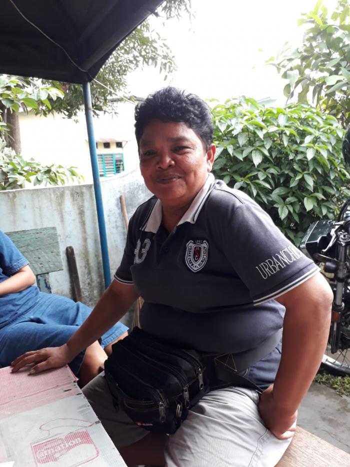 Pemilik Lapak Pasar Simpang Limun Nyaris Dibacok  