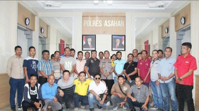 Kapolres Asahan Coffee Morning dengan Wartawan 